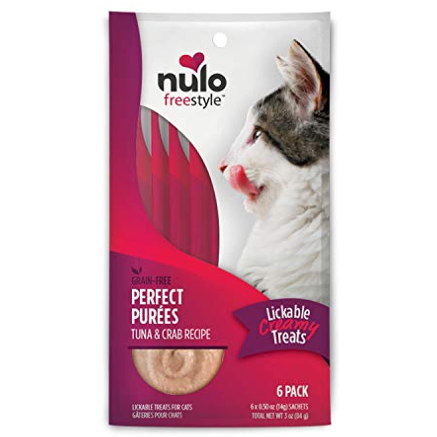 Nulo Freestyle Perfect Purees Tuna Crab Recipe Cat Food