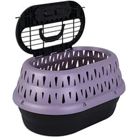 
              Petmate Top Load Pet Carrier for Cats, 19 Inches Long, Holds Pets Up to 10 Pounds, Purple
            