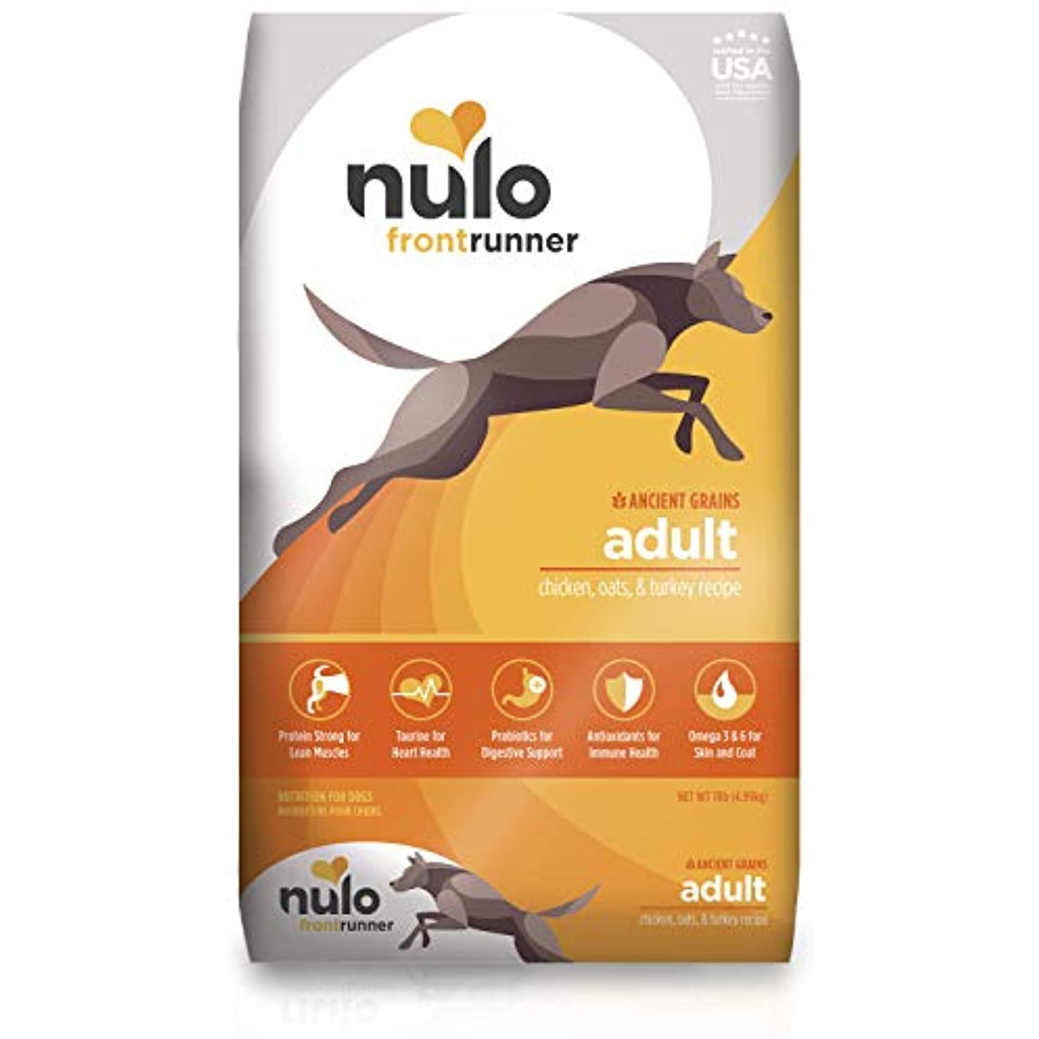 Dog food outlet with taurine