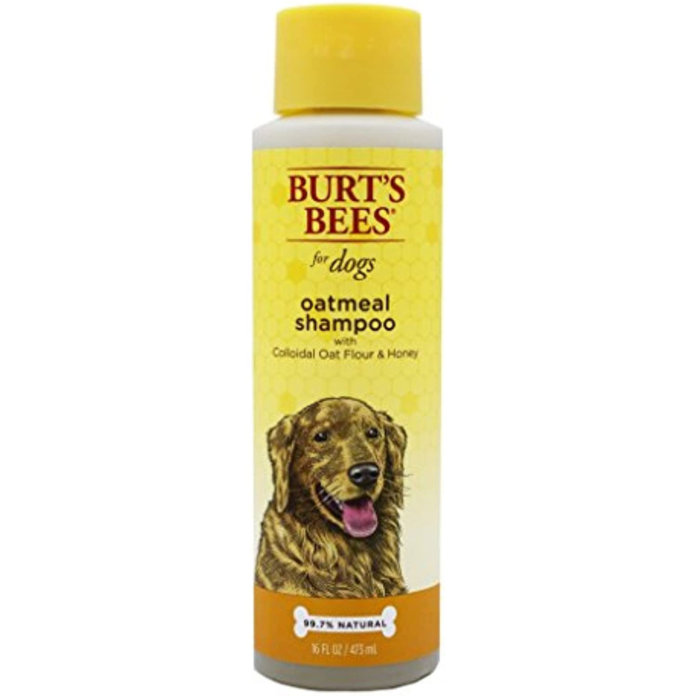 Burt's Bees Oatmeal Dog Shampoo with Colloidal Oat Flour and Honey, 16 Ounces