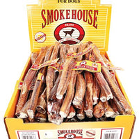 Smokehouse Bully Sticks Shelf Display Box 12in/60ct