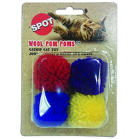 
              Ethical Wool Pom Poms with Catnip Cat Toy, 4-Pack
            