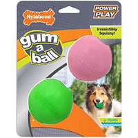 
              Nylabone Power Play Gum-a-Ball Toy for Dogs Gum-a-Ball One Size (2 Count)
            