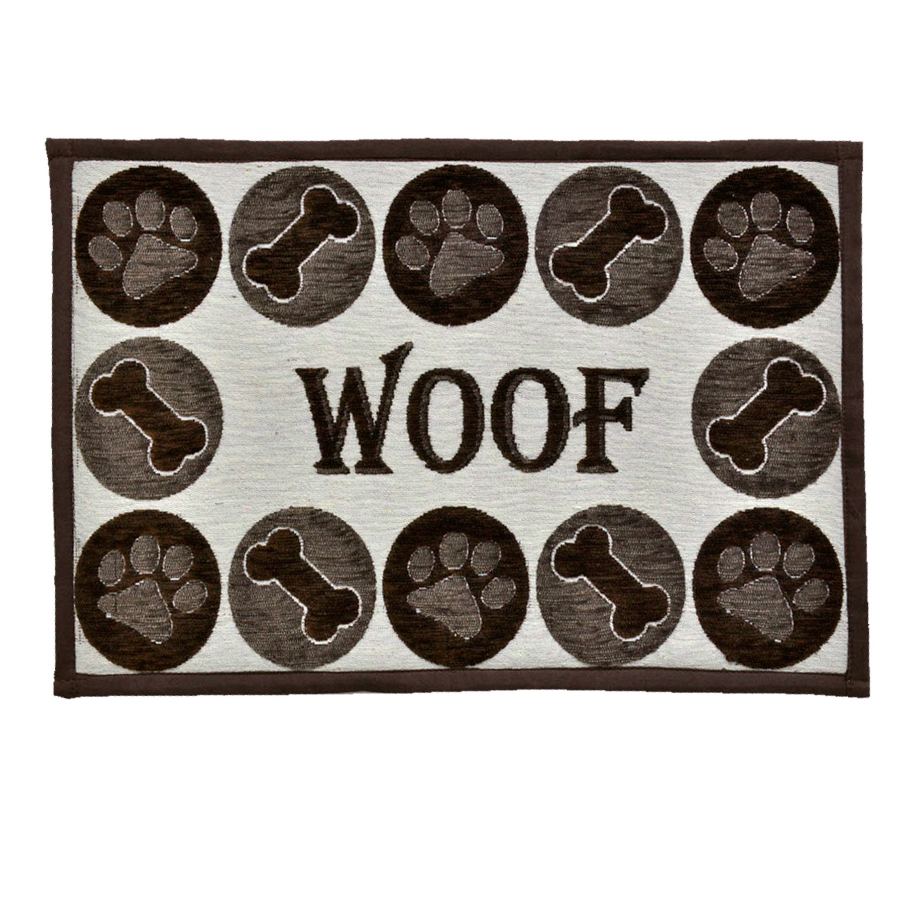 Chenille Pet Mat with Paw Print Designs, Soft Microfiber Chenille, 3  Colors, 20x31 in. &, 26 x 35 - Fry's Food Stores